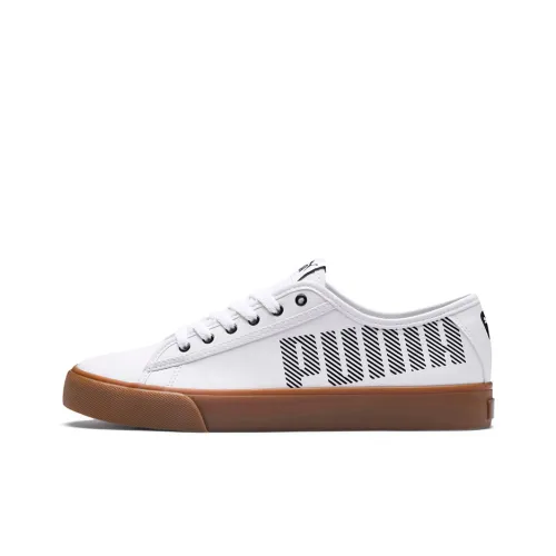 PUMA SL Bari SL Low Скейтборд Кроссовки Унисекс Белый