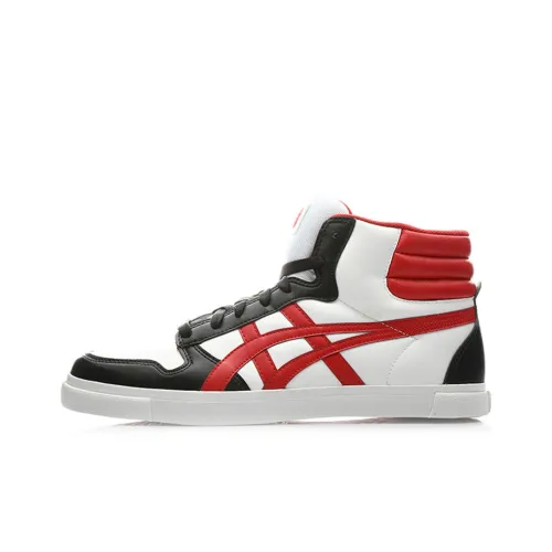 Onitsuka Tiger A sist MT Аbrasion Resistant MID Топ Скейтборд Кроссовки Унисекс Белый Красный