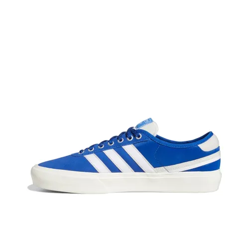Adidas Originals Delpala Дышащие Низкие Кроссовки для Скейтбординга Унисекс Синие Белые