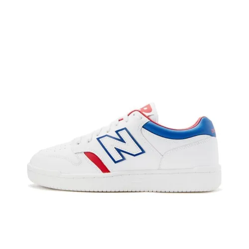 New Balance NB 480 Low Топ Скейтборд Кроссовки Унисекс Белый Красный Синий