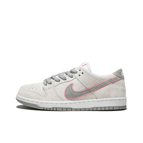 Nike Dunk SB Ishod W Планшет Серебряный Низкий Топ Скейтборд Кроссовки Унисекс Серый Розовый