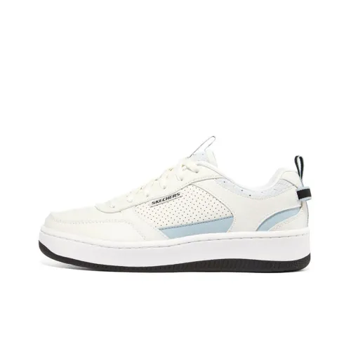 SKECHERS SPORT Court 92 Court 92 Low Топ Скейтборд Кроссовки Женские Белые Синие