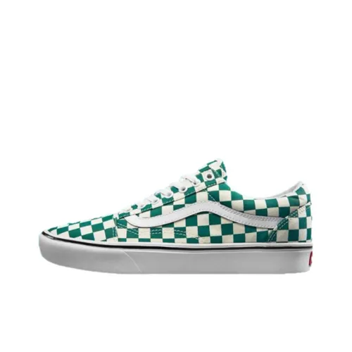 Vans Old Skool Collection Comfycush Low Топ Скейтборд Кроссовки Унисекс Зеленый Белый