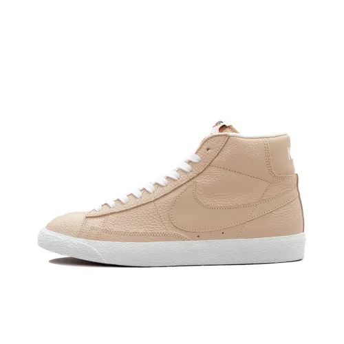 nike SB Zoom Blazer MID PRM Противоскользящие Устойчивые к истиранию MID Топ Скейтборд Кроссовки Мужские Телесно-розовый
