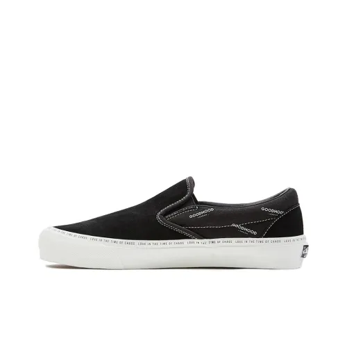 Goodhood x VANS Slip On Series Vault OG Classic Slip On LX Low Top Skateboard Shoes Unisex Black