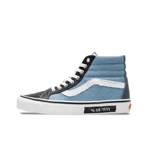 Размер? x Vans SK8 Dawn OF Punk High Top Скейтборд Кроссовки Unisex Синий Черный