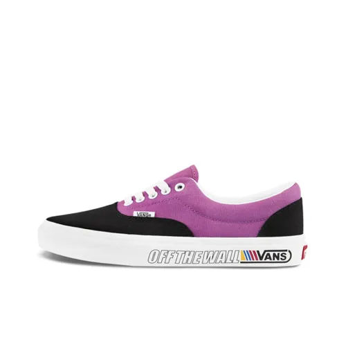 VANS Era Low Топ Скейтборд Кроссовки Унисекс Черный Фиолетовый