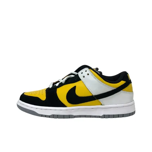 Nike Dunk SB Bic Anti-Slip Легкий Низкий Топ Скейтборд Кроссовки Мужские Черные Желтые