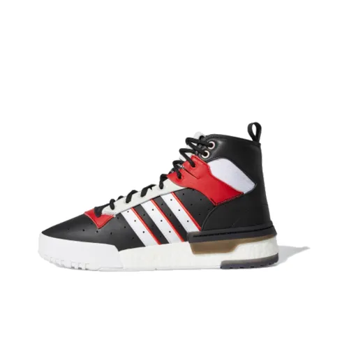 Adidas Originals Rivalry RM High Топ Скейтборд Кроссовки Мужские Черные Красные