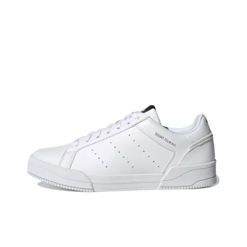 Adidas Originals Court Tourino Slip-on Resistant Low Top Скейтборд Кроссовки Унисекс Белый