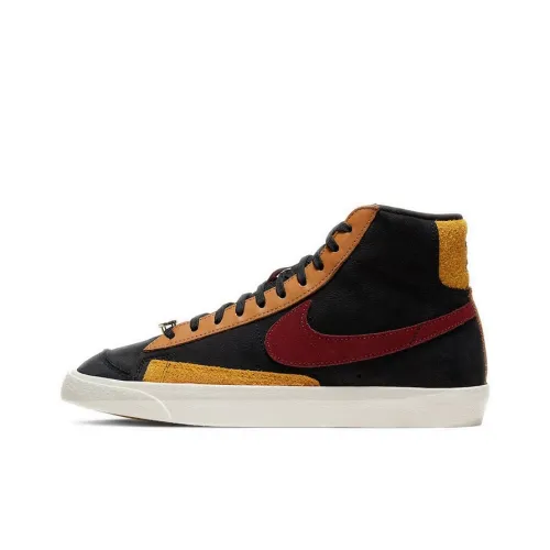 Nike Blazer Mid Топ Скейтборд Кроссовки Женские Черные Красные Желтые