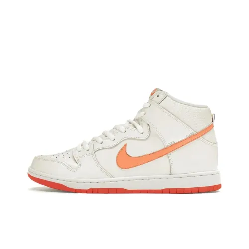 Bodega x Nike Dunk AB Slip Resistant Abrasion Resistant High Top Скейтборд Кроссовки Unisex Бежевый Белый Оранжевый