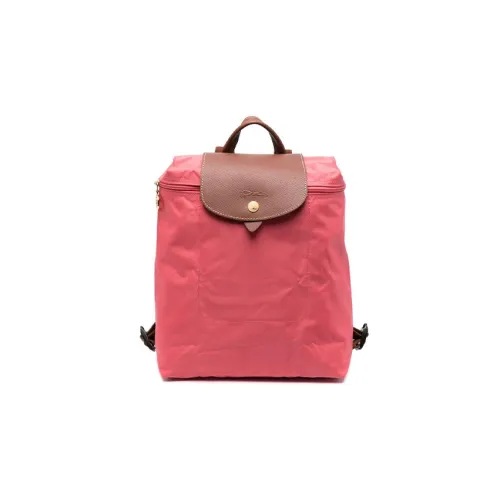 LONGCHAMP Le Pliage Полиамид Телячья кожа Рюкзак Средний Мужской Розовый Красный