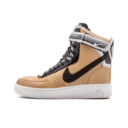 Nike Air FORCE 1 Tisci Коричневый Высокий Топ Скейтборд Кроссовки Мужские Коричневые Черные