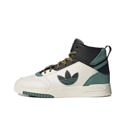 Adidas Originals Drop Step XL Slip-resistant Abrasion-resistant MID Skateboard Shoes Unisex Black Green Adidas Originals Drop Step XL Slip-resistant Abrasion-resistant MID Скейтборд Кроссовки Унисекс Черный Зеленый