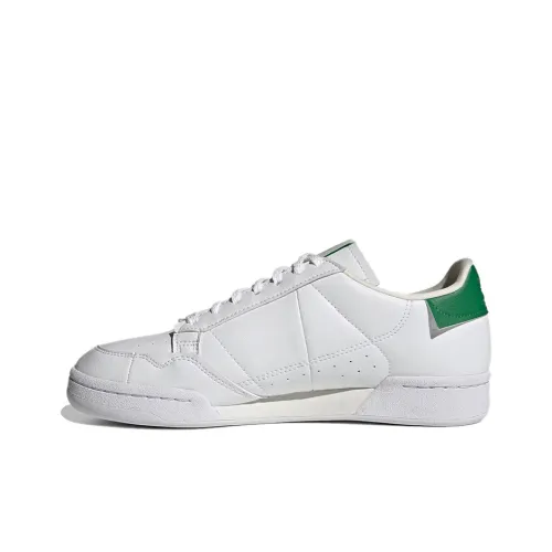 Adidas Originals Continental 80 Low Топ Скейтборд Кроссовки Унисекс Белый Зеленый Золотой