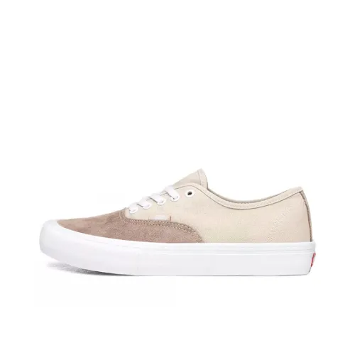 Vans Authentic Series Pro Low Топ Скейтборд Кроссовки Унисекс Бежевый