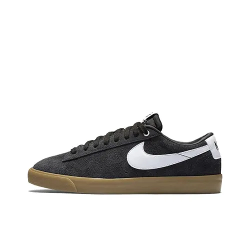 Nike Blazer GT Anti-Slip Легкий Низкий Топ Скейтборд Кроссовки Унисекс Черный