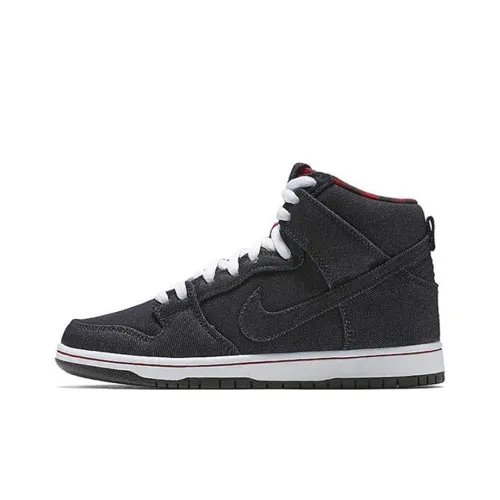 Nike Dunk SB Lumberjack Non Slip Легкий Высокий Топ Скейтборд Кроссовки Унисекс Черный