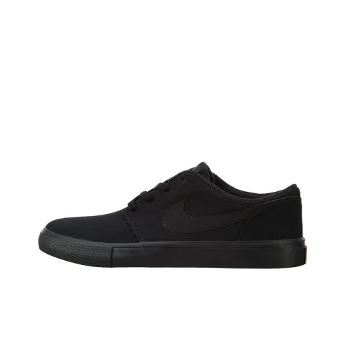 Nike SB Portmore 2 Solar Canvas противоскользящие устойчивые к истиранию легкие низкие кеды для скейтбординга женские черные