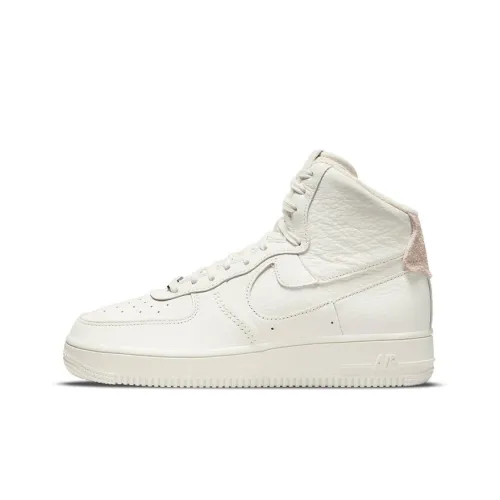 Nike Air FORCE 1 Sculpt 'Парус' Низ Прочный Устойчивый к истиранию Высокий Топ Скейтбординг Женские Парус Белый