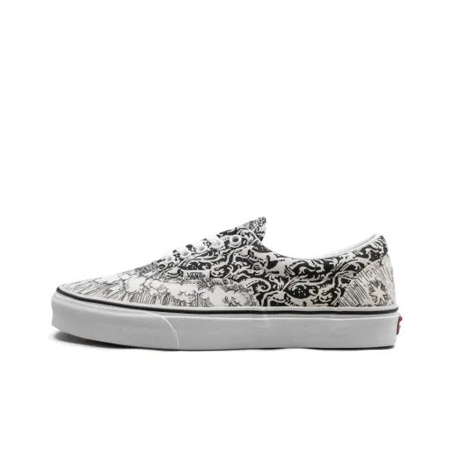 VANS Era OUROBOROS Низкие Кроссовки для Скейтбординга Унисекс Черный Белый