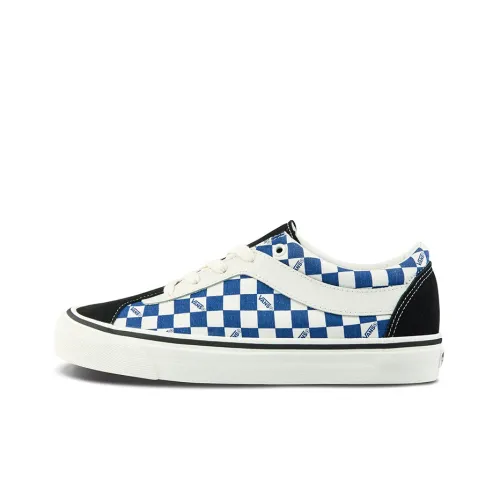 VANS Смелый Ni Low Скейтборд Кроссовки Унисекс Синие Белые