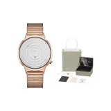 Белый циферблат, розовое золото корпус