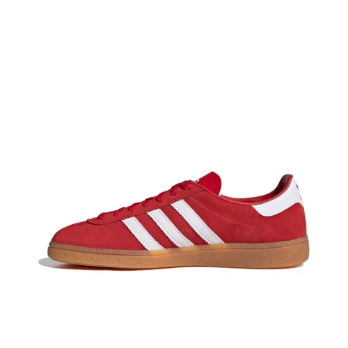 Adidas Originals Munchen Low Топ Скейтборд Кроссовки Унисекс Красный Желтый