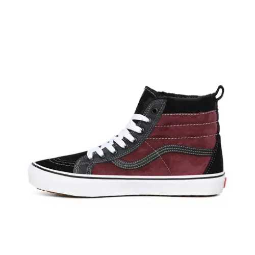 VANS SK8 Mte High Топ Скейтборд Кроссовки Унисекс Черный Фиолетовый