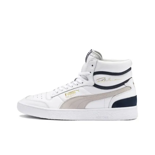 PUMA Ralph Sampson MID Топ Кроссовки для скейтбординга Мужской Серый Белый