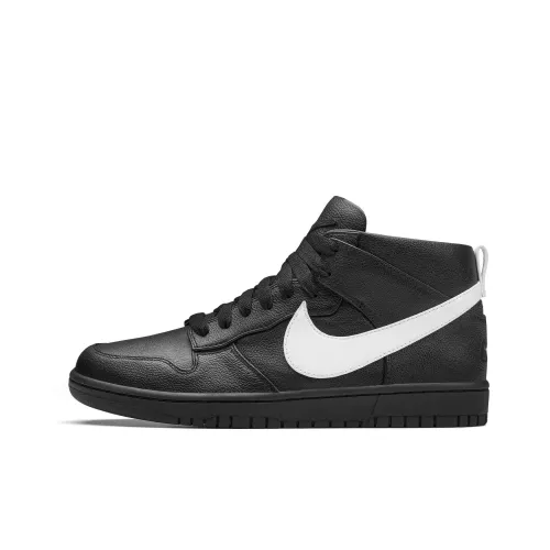 Nike Dunk Lux Chukka Riccardo Tisci Черный Slip Легкий Высокий Топ Скейтборд Кроссовки Унисекс Черный