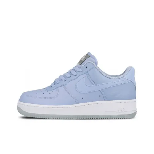 Nike Air Force 1 07 Essential Non Slip Легкий Низкий Топ Скейтбординг Кроссовки Женские Светло-Синий