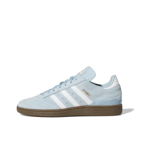 Adidas Originals Busenitz Vulc Low Топ Скейтборд Кроссовки Мужские Белый Светло-Синий
