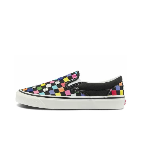 Vans Slip On Series 98 DX Low Скейтборд Кроссовки Unisex Белый Черный Красный