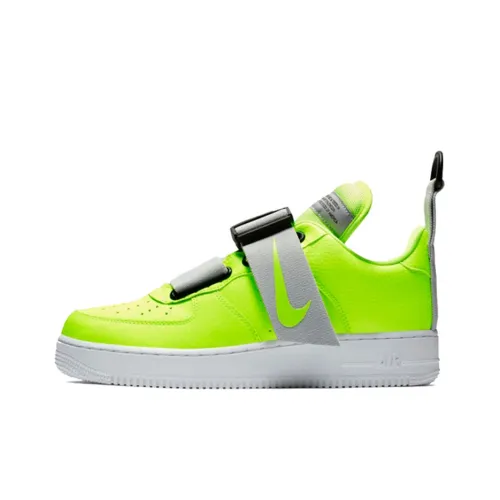 Nike Air FORCE 1 Utility Секвойя Non Slip Легкий Низкий Топ Скейтбординг Кроссовки Унисекс Неон Зеленый
