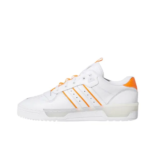 Adidas Originals Rivalry Low Slip Resistant Low Топ Скейтборд Кроссовки Унисекс Оранжевый Белый