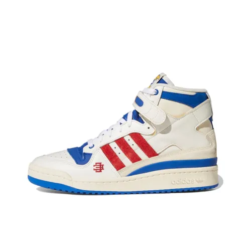 Adidas Originals FORUM 84 High Kansas High Топ Скейтборд Кроссовки Мужские Белый Красный Синий