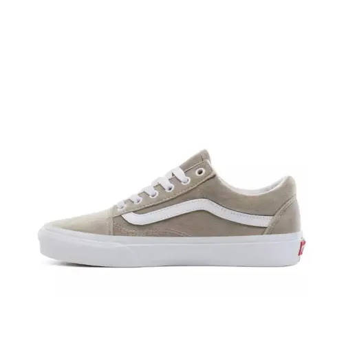 Vans Old Skool Collection Бархат Низкие Кроссовки для Скейтбординга Унисекс Серый Белый