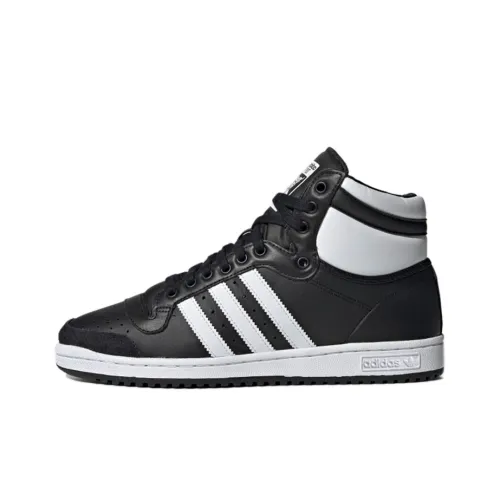 Adidas Originals Top Ten Hi MID Скейтборд Кроссовки Мужские Черные
