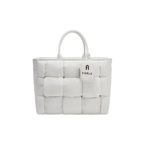 Furla Opportunity Нейлоновая сумка с кожаными вставками тоут сумка для покупок сумка большая Women's White