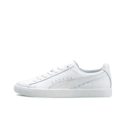PUMA Clyde Blank Low Топ Скейтборд Кроссовки Мужские Белые