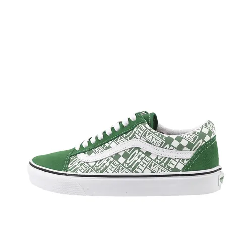 VANS Old Skool Collection Низкие Кроссовки для Скейтбординга Унисекс Зеленые