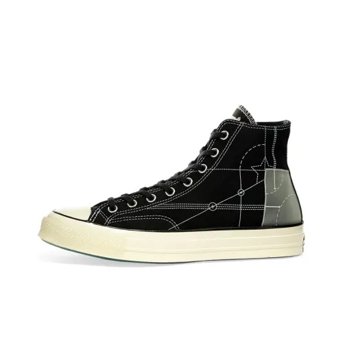 END x Конверс 1970s Slip-Resistant Abrasion-Resistant High-Top Скейтборд Кроссовки Unisex Черный