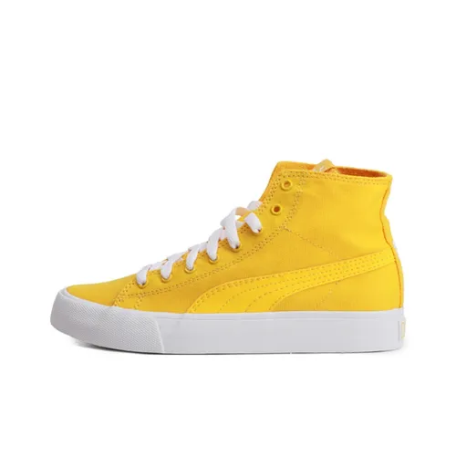 PUMA Bari MID High Топ Скейтборд Кроссовки Унисекс Желтый