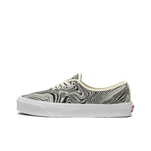 VANS Authentic Series Низкие Кроссовки для Скейтбординга Унисекс Белый Черный