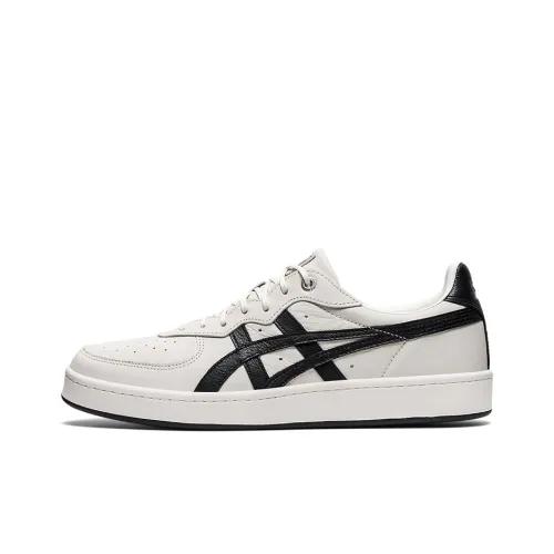 Onitsuka Tiger GSM SD Покрытие Slip-Resistant и Abrasion-Resistant Низкий Топ Скейтборд Кроссовки Unisex Бежево-Черный