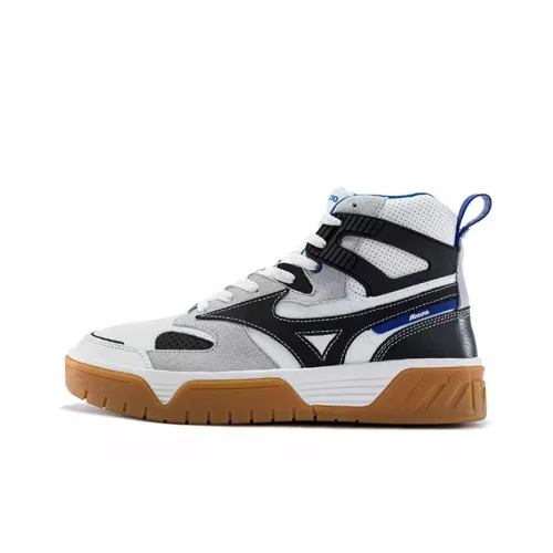 Mizuno CL MID противоскользящие устойчивые к истиранию дышащие высокие кроссовки для скейтбординга мужские черные белые и синие