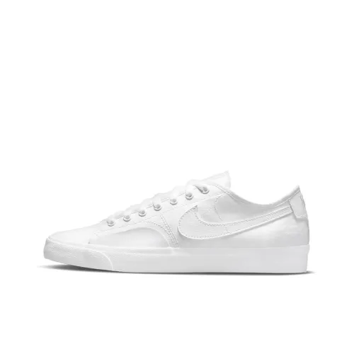 Nike Blazer SB Court Low Скейтборд Кроссовки Унисекс Белый