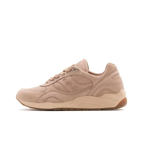 Saucony Shadow 6000 Амортизация Износостойкий Низкий Топ Беговые кроссовки Мужские Серый Коричневый